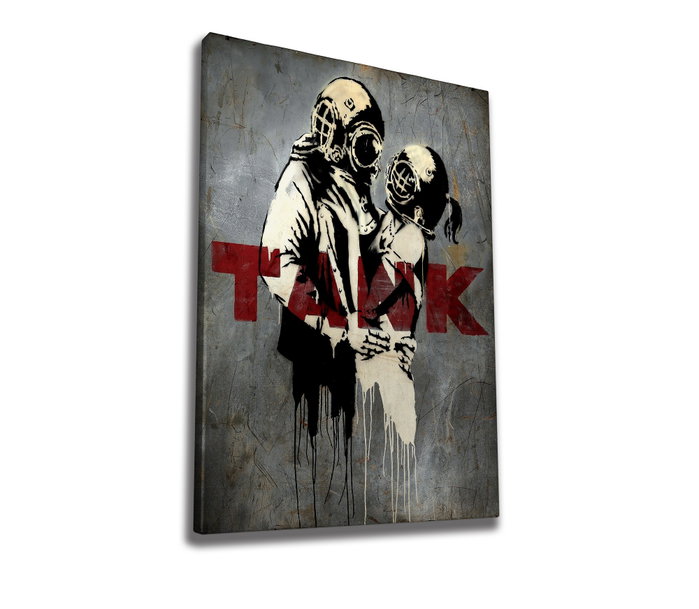 Wallity Lienzo Decorativo Banksy WY11 (50 x 70 cm) Wallity Lienzo Decorativo Banksy WY11 (50 x 70 cm)